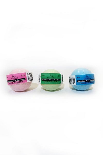 Argan Cure Pedicure Moisture Bomb 3 Pieces