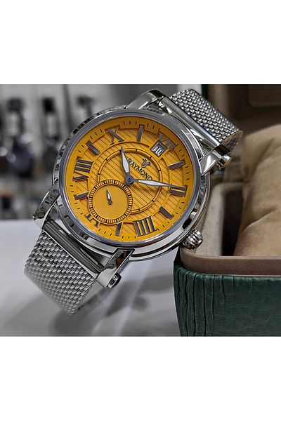Raymond Men's Steel Wristwatch