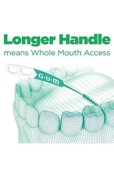 GUM Soft Picks Inclined Interface Brush 60 Pieces