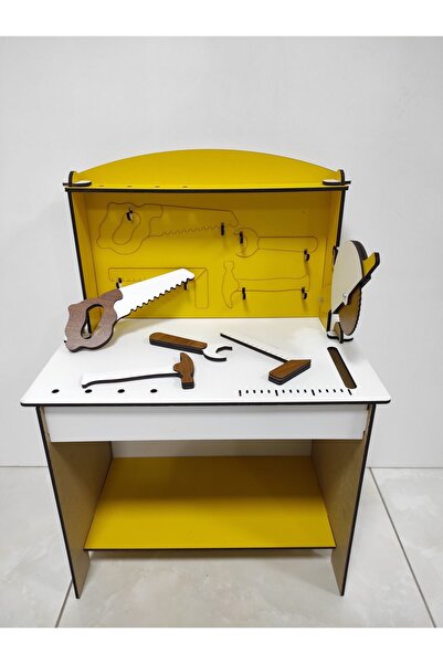 EMRİN AHŞAP OYUNCAK VE HEDİYELİK EŞYA Sürpriz Hediyeli Küçük Oyuncak Marangoz...