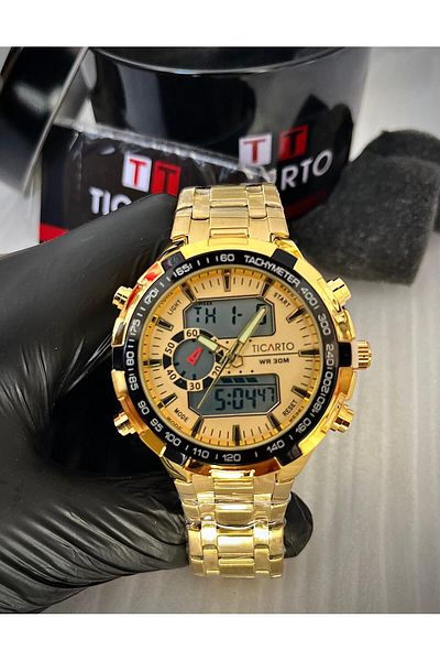 G Sport POLO Ticarto Men's Wristwatch - Steel Cord, Waterproof