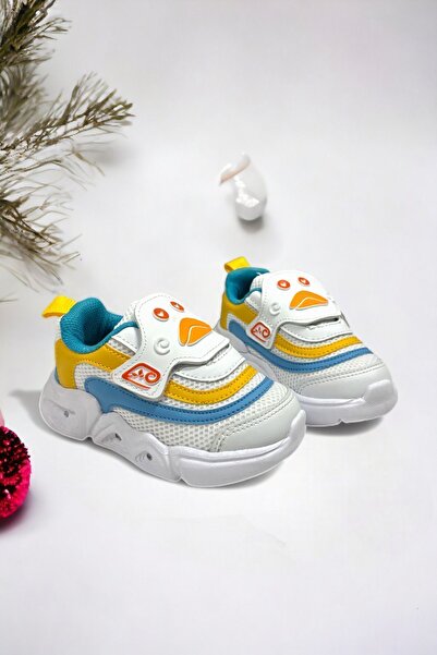 Ponchiq Unisex dětské sportovní tenisky s podrážkou z paměťové pěny na suchý zip