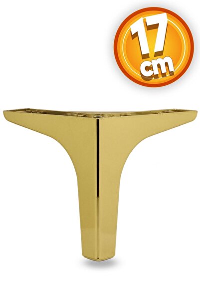 Badem10 Sedef Lüks Mobilya Kanepe Tv Ünitesi Konsol Koltuk Ayağı 17 Cm Gold A...