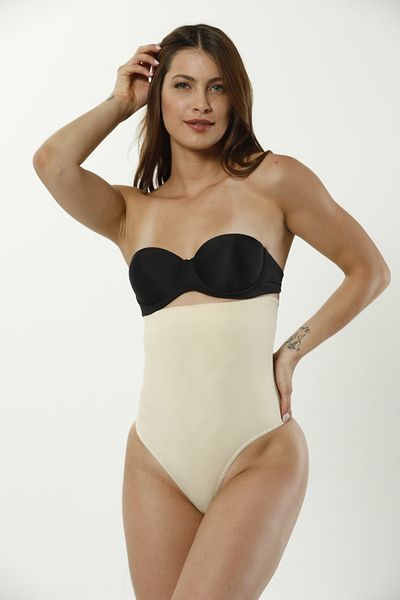 Form Angel 2 Pieces of Special Textured High Waist String Women's Corset to Prevent Slipping