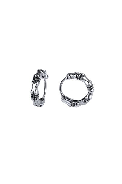 Viking 316L Gothic Stainless and Tarnish Resistant Unisex Hoop Earrings - Cus...