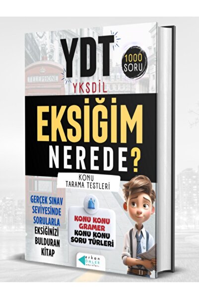 Erkan Önler Yayınları EKSİĞİM NEREDE? YDT-YKSDİL