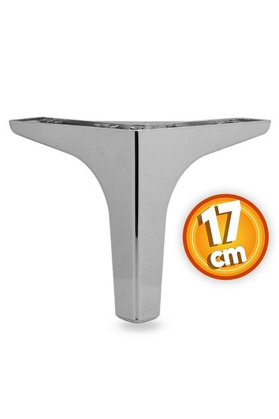 Badem10 Sedef Luxury Furniture Sofa Tv Unit Console Seat Leg 17 cm Chrome Legs 4 Pieces
