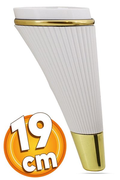 Badem10 Mobilier de lux din fier - 19 cm canapea cu picioare din aur alb canapea TV unitate canapea