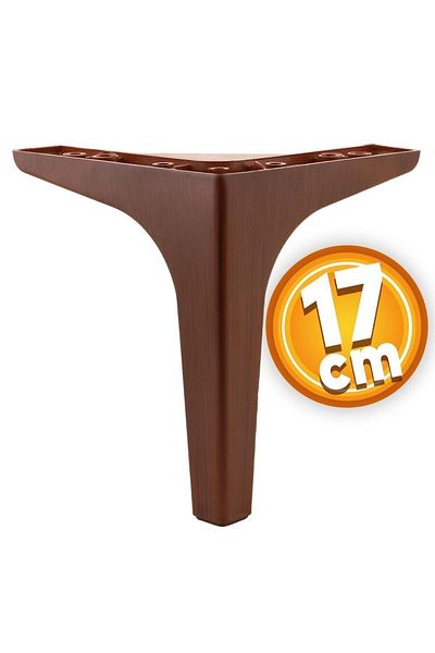 Badem10 Mobilier de lux Sedef Canapea Unitate TV Consolă Picior Fotoliu 17 Cm Model Lemn Picioare 4 Buc