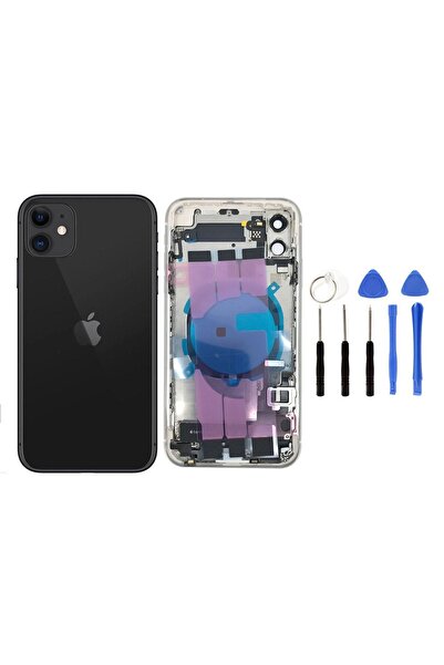 instatech Apple Iphone 11 Dolu Kasa + Montaj Seti Hediye - Siyah