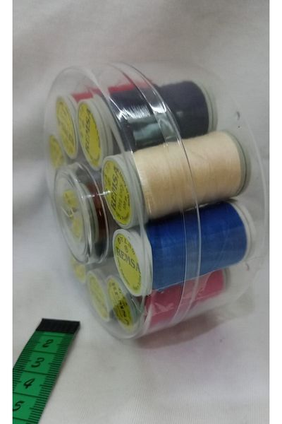 REMSATİC Remsa Sewing Thread Spool Set 10 Colors 100 Meters Boxed