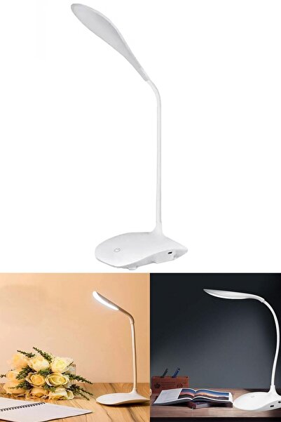 TeknoClass Şarjlı Dokunmatik Led Masa Lambası 3 Kademeli Okuma Işığı