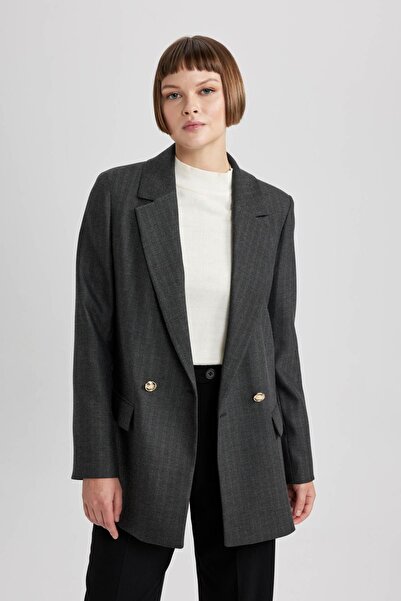 DeFacto B5717ax23au Model Oversize Blazer Jacket