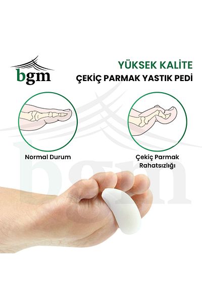 bgm Silicone Hammer Finger Cushion - Hammertoe Discomfort Pad