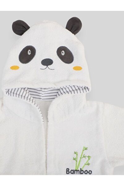 Bebitof Bamboo Patterned Koala Baby Bathrobe Set