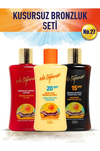 Eda Taşpınar Tan Perfect Set no.27 - WhiteT+Spf15+Lotion (EGX19-EGX17-EGX07)