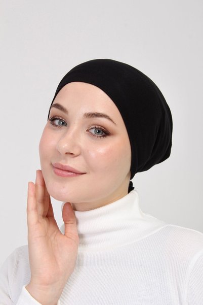 manolyaşal islamic hijab غطاء محرك السيارة العملي - أسود