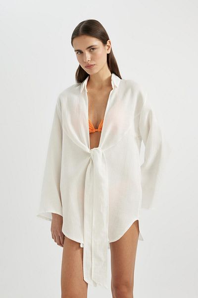 DeFacto Strandshirt aus Musselin - Fall in Love B7333AX24SM