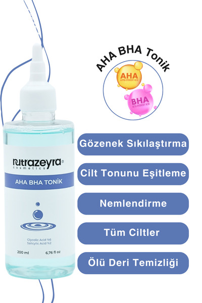 Nutrazeyra Cosmetics Yoğun Arındırıcı & Gözenek Görünümünü Düzenleyici AHA BH...