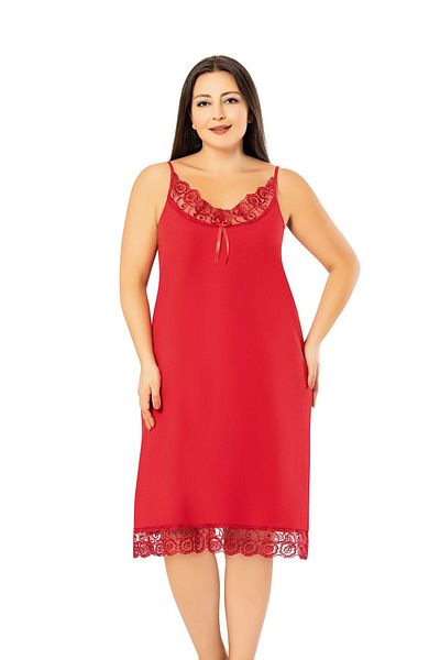 BNM Women's Plus Size (OVERSIZED) Strappy Nightgown
