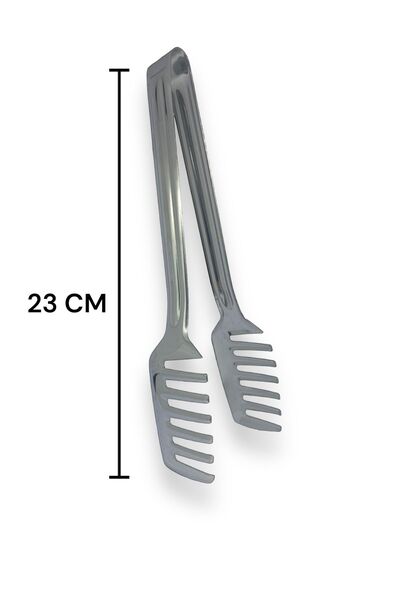 Dore Voir Stainless Steel Pasta Serving Tongs - 23 cm