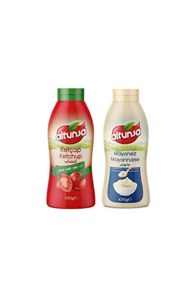 Altunsa Ketçap 520 Gr Ve Mayonez 430 Gr Ikili Set
