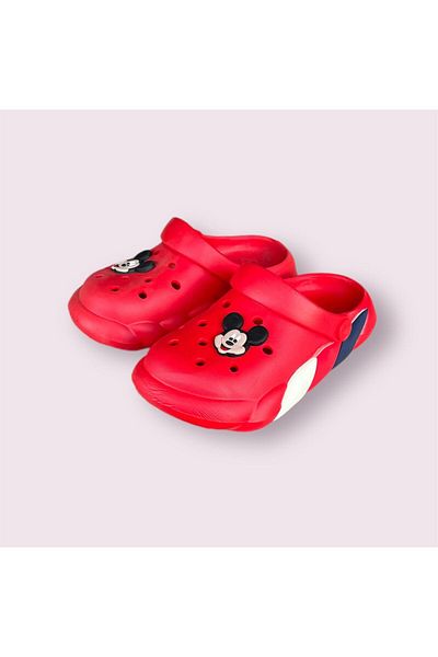 AkınalBella Boy's Red-navy Blue Nursery Slippers Sandals - for Beach and Pool