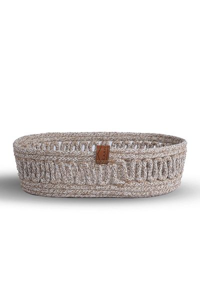 KAAN HOME TEKSTİL Kaan Home - Oval Jute Bread Basket, Hand Woven