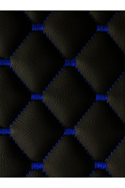 KONFORUM Deri Kapitone Deri Döşemelik Deri Otomotiv Deri Siyah Mavi