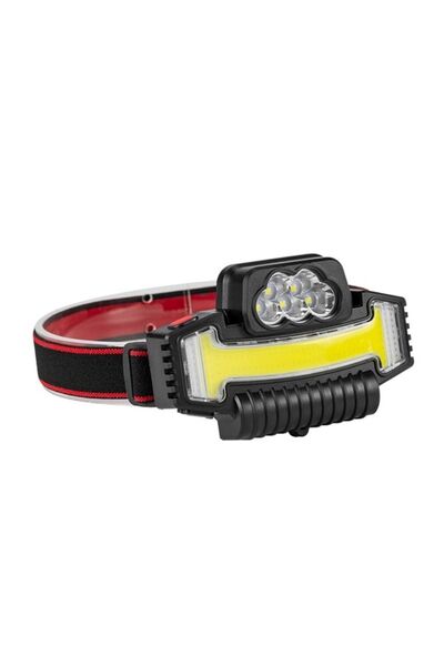 METEM TİCARET W685-5 Çok Fonksiyonlu Kafa Lambası 5 Led Kafa Feneri Çakarlı Ş...