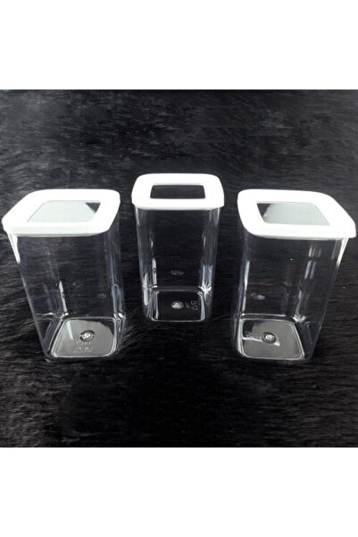 VİP AHMET Hard Plastic 9 Pieces 1200 ml Vacuum Airtight Rectangular Storage Container