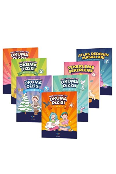 5 yıldız yayınları 5yıldız 1.sınıf Harf Gruplarına Göre Okuma Dizisi