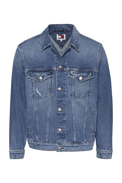 Tommy Hilfiger Модель RYAN RGLR TRUCKER DH6135 Джинси з тканини для далекобійників з короткою довжиною