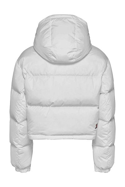 Tommy Jeans Alaska Puffer - bílá dámská bunda Puffer Tjw Crp