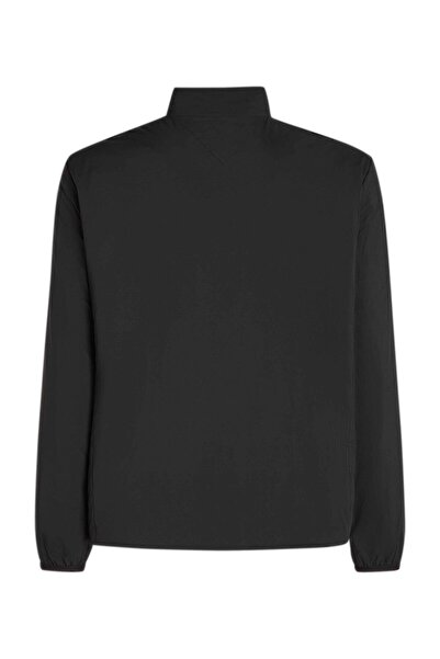 Tommy Hilfiger Black Men's Fleece Jacket - Long Sleeve and Logo