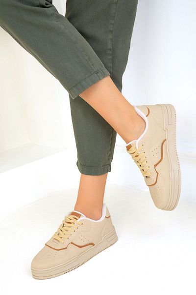 SOHO Hellbraune Damen Sneakers 17941