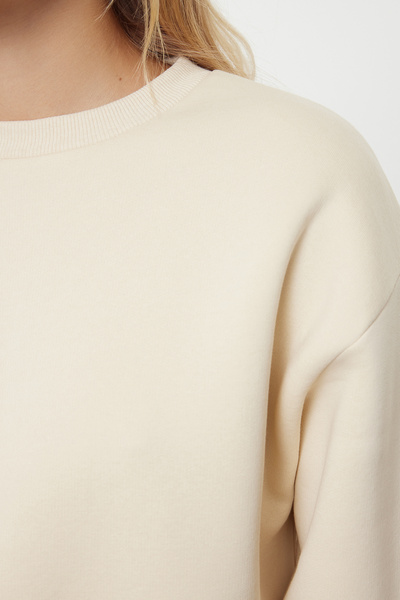 Trendyol Collection Hanorac tricotat din lână cu decolteu - interior gros de piatră TWOAW24SW00101