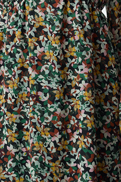 Trendyol Collection Többszínű etnikai mini szőtt ruha TWOSS23EL00519