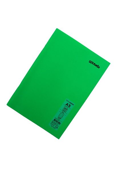 Mynote A5 60 Sheets Lined - Plastic Pastel Cover Notebook
