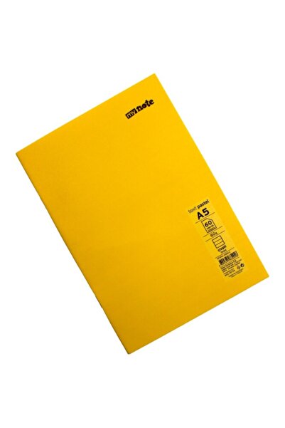 Mynote A5 60 Sheets Lined - Plastic Pastel Cover Notebook