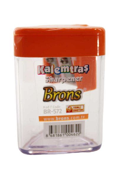 Brons Triangle Bowl Pencil Sharpener Br-572