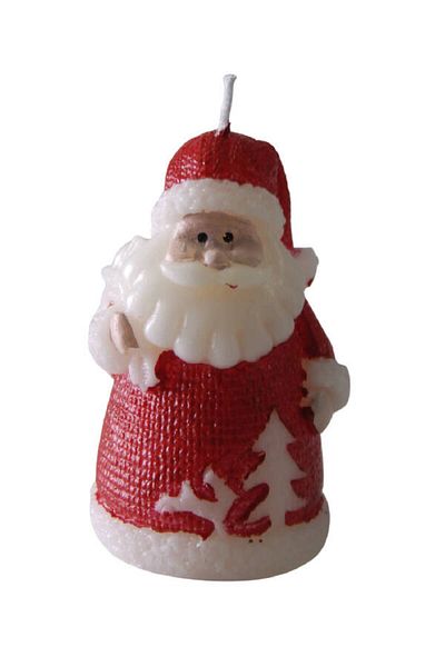 CAN Christmas Santa Claus Candle 10 Cm
