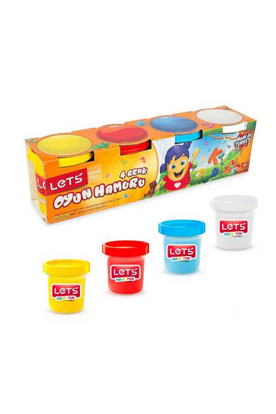 Lets 460 gr 4-piece PLay Dough - 8440 Model