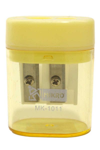 Mikro مبراة أقلام رصاص مزدوجة Mk 1011