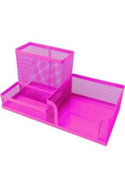 Gıpta GIPTA F0033 - 3-Piece Pink Metal Table Set