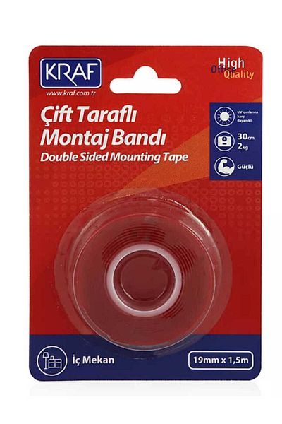 Mopak Kraf Mounting Tape Double Sided 19 Mm X 1.5 M 2520g