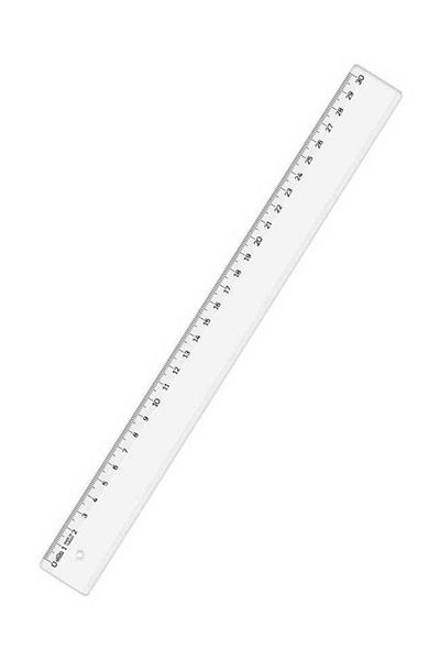 HATAS 30 Cm Wide Plastic Teddy Ruler - 0168 Model