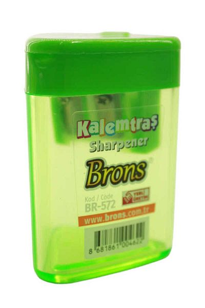 Brons Triangle Bowl Pencil Sharpener Br-572