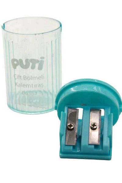 Puti Double Compartment Pencil Sharpener 06383