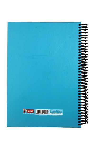 Mikro Edition Pastel 120 Sheets Lined School Notebook 17 X 24 Cm
